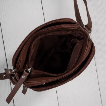 Skórzana torebka crossbody damska Paolo Peruzzi na ramię