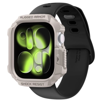 SPIGEN RUGGED ARMOR V2 APPLE WATCH 10 / 11 (42 MM) DUNE BEIGE