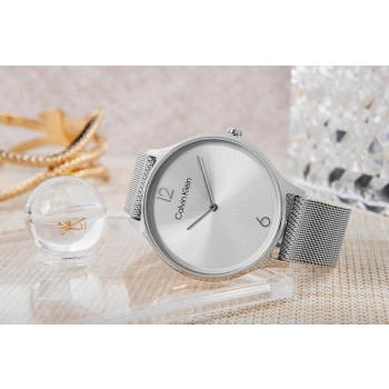 Zegarek Damski CALVIN KLEIN Timeless Mesh Elegancki