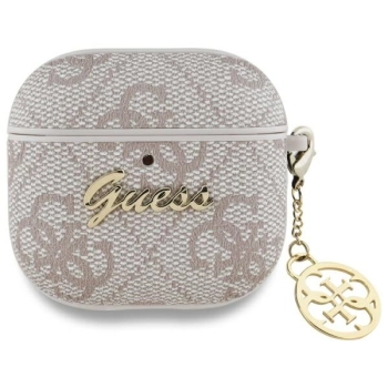 Guess GUA4G4GSMP AirPods 4 cover         różowy/pink 4G Charm Collection