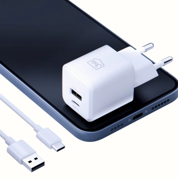 Accessories -3mk Hyper GaN Charger 20W QC4+ PD PPS USB 1A1C White EU