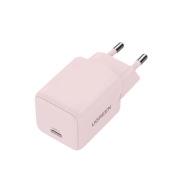 Ładowarka sieciowa Ugreen X512 20W GaN 1x USB-C - różowa