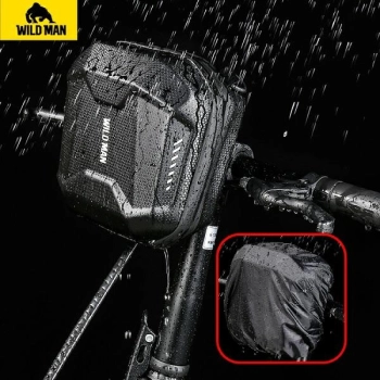 WILDMAN Etui/uchwyt na rower E18 3L      sakwa na ramę czarna/black