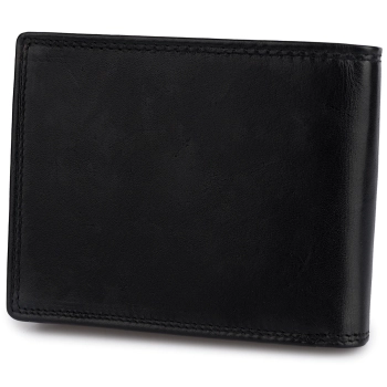 Duży portfel męski z systemem RFID Bellugio - black