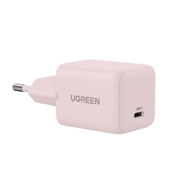 Ładowarka sieciowa Ugreen X512 20W GaN 1x USB-C - różowa