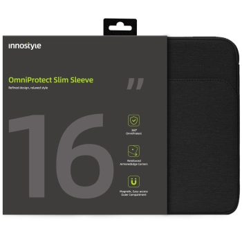 INNOSTYLE TORBA NA LAPTOPA 15 6 16 WODOODPORNA ETUI OMNIPROTECT SLIM CZARNA