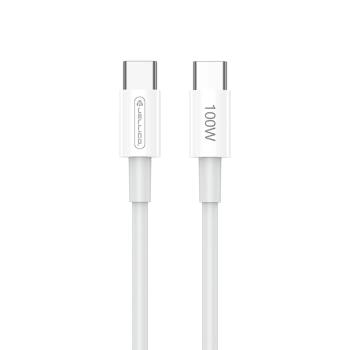 JELLICO kabel B22 USB-C - USB-C PD 100W 1M Biały