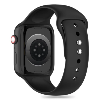 TECH-PROTECT SILICONE APPLE WATCH 6 / 7 / 8 / 9 / 10 / SE / ULTRA 1 / 2 (44 / 45 / 46 / 49 MM) BLACK