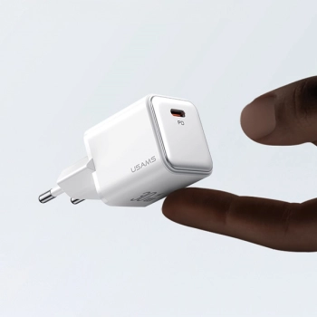 USAMS Ład. siec. 1xUSB-C PD30W 3A(only head) PD3.0 Fast Charging biały/white X-ron Series CC186TC02 (US-CC186)