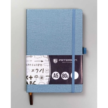 Notes planer notatnik organizer Peterson zeszyt A5 planner z gumką w linie