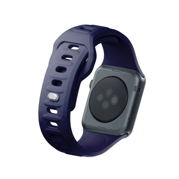 42/44/45/46/49 mm Ocean Blue (big) - 3mk Silicone Watch Strap for Apple