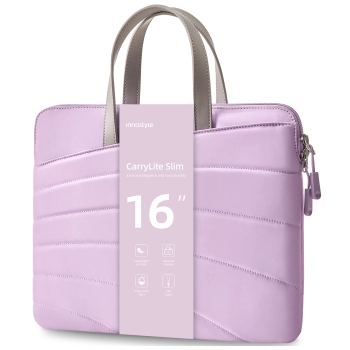 INNOSTYLE DAMSKA TORBA NA LAPTOPA 15 6 16 WODOODPORNA CARRYLITE FIOLETOWA