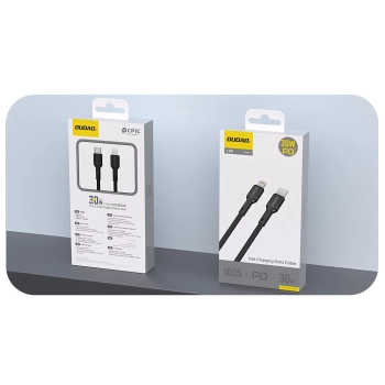 Kabel Dudao L9X 30W USB-C - Lightning 2m - czarny