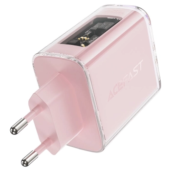 Acefast ładowarka GaN 65W 3 porty (1xUSB, 2xUSB C) zielona (A45)