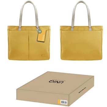 UNIQ torba na laptopa Hava 16żółty/canary yellow RPET
