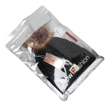 Czapka PTN elegancka black stylowa do codziennego noszenia