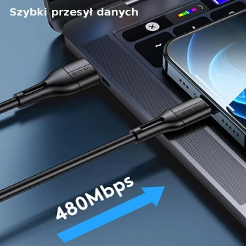 USAMS Kabel U68 microUSB 2A Fast Charge1m niebieski/blue SJ502USB03 (US-SJ502)