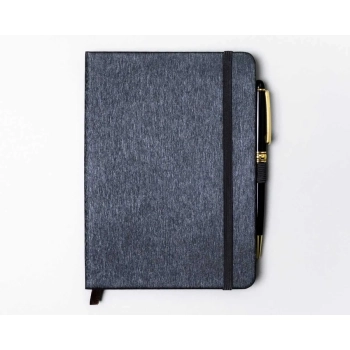 Notes planer dziennik B6 Peterson elegancki twarda okładka z zakładką gumką
