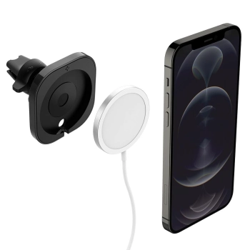 SPIGEN MAGFIT APPLE MAGSAFE CAR CHARGER HOLDER BLACK