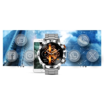 Smartwatch Gravity do codziennego noszenia i aktywności