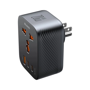 MCDODO PRZEJŚCIÓWKA ŁADOWARKA ADAPTER PODRÓŻNY WTYCZKA US 3 X USB-C USB-A