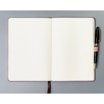 Notes w kropki planer notatnik organizer A5 zeszyt z gumką Peterson