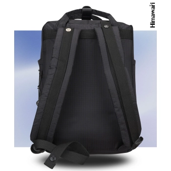 HIMAWARI plecak miejski szkolny na laptopa 17L unisex 10 kieszeni