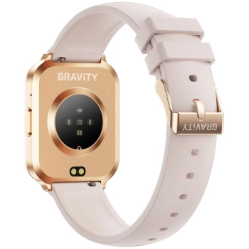 Smartwatch Gravity Różowe Złoto Pasek + Bransoleta GT44-2