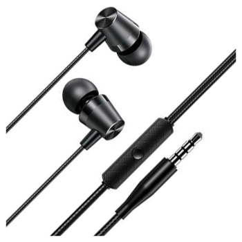 USAMS Słuchawki stereo EP-42 3,5 mmfor set 1szt. czarny/black SJ475HS01-1