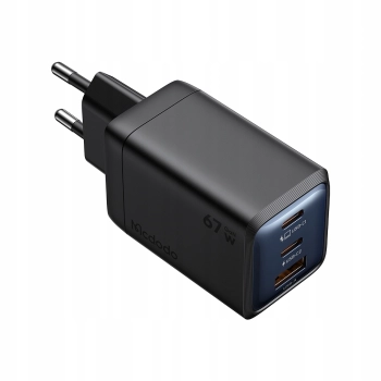 MCDODO SZYBKA ŁADOWARKA SIECIOWA ZASILACZ KOSTKA 3X USB-C PD USB-A GAN 67W