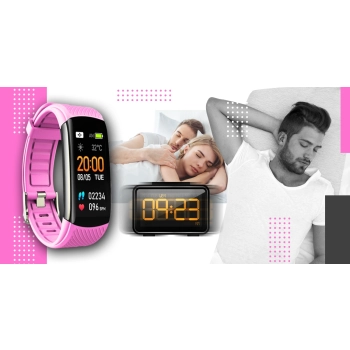 Smartwatch GIEWONT sportowy z dwoma paskami do noszenia