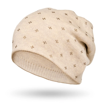 Czapka beanie damska PETERSON elegancka jesień zima
