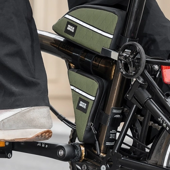 Torba trójkątna Rockbros na ramę rowerową 0,3l - czarna