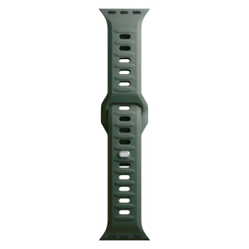 38/40/41/42 mm Dark Green (small) - 3mk Silicone Watch Strap for Apple