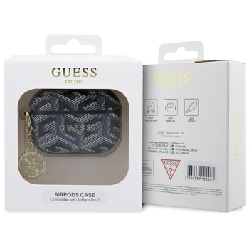 Guess GUAP2PGCE4CK AirPods Pro 2(2022/2023) cover czarny/black GCube Charm