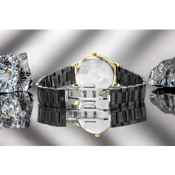 Zegarek Damski Giewont Sapphire Złoto Czarny GW2360-B4