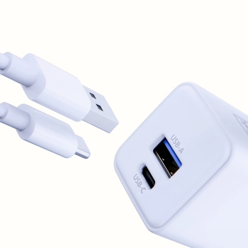 Accessories -3mk Hyper GaN Charger 20W QC4+ PD PPS USB 1A1C White EU