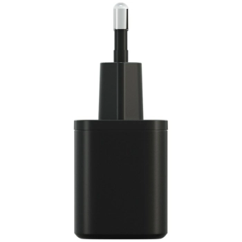 Ładowarka sieciowa Bazic Goport Velox    Kit 1xUSB-C 1xUSB-A GaN 35W z kablem plecionym czarny
