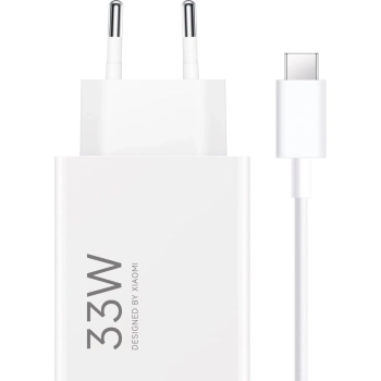 Ładowarka sieciowa Xiaomi MDY-16-EF 1xUSB-A 33W z kablem USB-C 3A - biała