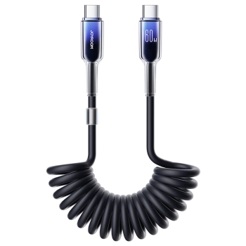 Kabel USB-C - USB-C Joyroom S-A43 60W 1.5m czarny