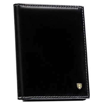 Portfel męski Rovicky na prezent elegancki pojemny funkcjonalny ochrona rfid
