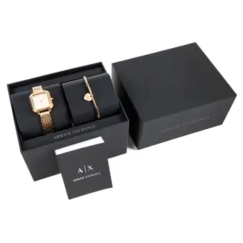 Zegarek Damski Armani Exchange ze Srebrzystą Bransoletką