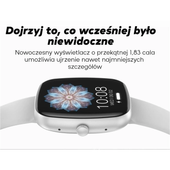 Smartwatch Męski GRAVITY GT18-4 Pomarańczowy Pasek Silikonowy + Czarny Pasek