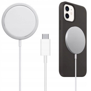 CO2 ŁADOWARKA INDUKCYJNA BEZPRZEWODOWA DO MAGSAFE IPHONE 12 13 14 15 SZYBKA 15W