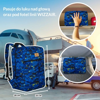 ROVICKY plecak pojemny podróżny bagaż podręczny
