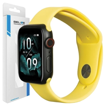 Beline pasek Apple Watch Silicone38/40/41mm żółty /yellow