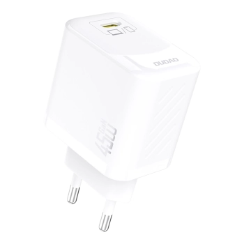 Ładowarka sieciowa Dudao A28C 45W GaN + kabel USB-C - biała