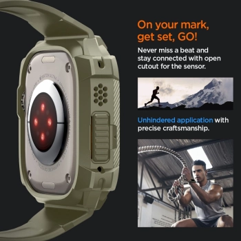 SPIGEN RUGGED ARMOR PRO APPLE WATCH ULTRA 1 / 2 (49 MM) VINTAGE KHAKI