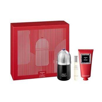 Zestaw Cartier De Pasha Edition Noire Edt 100ml + Edt 10ml + Shower Gel 100ml