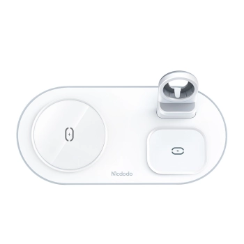 MCDODO STACJA DOKUJĄCA ŁADOWARKA INDUKCYJNA 3W1 DO IPHONE AIRPODS WATCH 15W